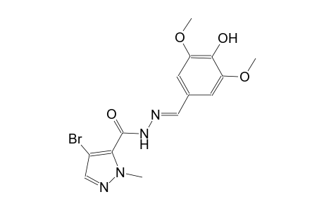 4-bromo-N'-[(E)-(4-hydroxy-3,5-dimethoxyphenyl)methylidene]-1-methyl-1H-pyrazole-5-carbohydrazide