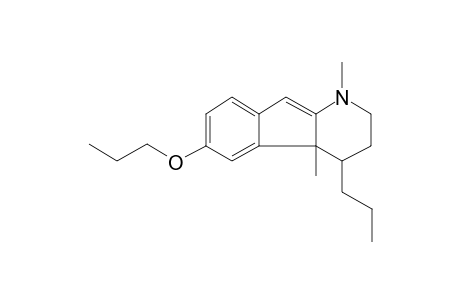 Piperidino[2,3-B]indene, 1,4A-dimethyl-4-propyl-6-propyloxy-