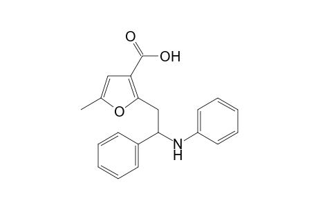 2-(3-Aza-2,3-diphenylpropyl)-5-methyl-3-furoic acid