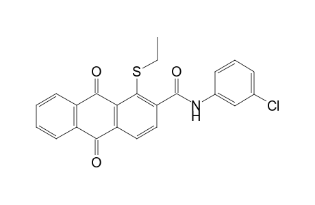 N-(3-chlorophenyl)-1-(ethylthio)-9,10-diketo-anthracene-2-carboxamide