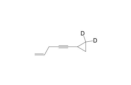 1-Allyl-2-(2,2-dideuteriocyclopropyl)acetylene