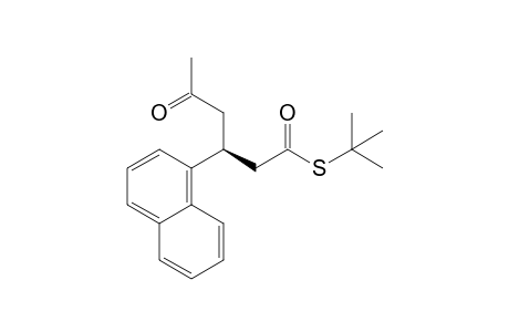 (3S)-3-(1-naphthalenyl)-5-oxohexanethioic acid S-tert-butyl ester