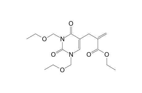 2-(1,3-Bisethoxymethyl-2,4-dioxo-1,2,3,4-teyrahydropyrimidin-5-ylmethyl)acrylic acid ethyl ester