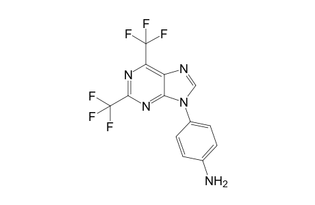4-(2,6-Bis(trifluoromethyl)-9H-purin-9-yl)benzenamine