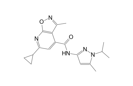 isoxazolo[5,4-b]pyridine-4-carboxamide, 6-cyclopropyl-3-methyl-N-[5-methyl-1-(1-methylethyl)-1H-pyrazol-3-yl]-