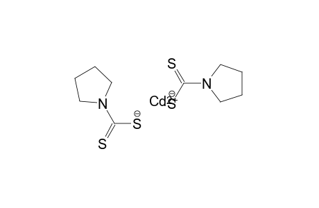 1-Pyrrolidinecarbodithioic acid, cadmium complex