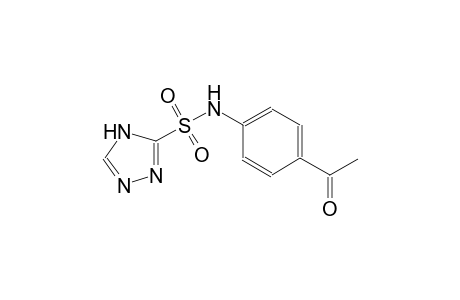 4H-1,2,4-triazole-3-sulfonamide, N-(4-acetylphenyl)-