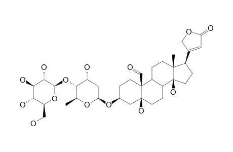 ERYSIMOSIDE;STROPHANTHIDIN-3-O-BETA-D-GLUCOPYRANOSYL-(1->4)-O-BETA-D-DIGITOXOPYRANOSIDE