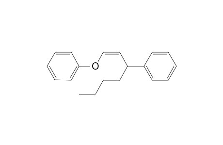 (Z)-(1-phenoxyhept-1-en-3-yl)benzene