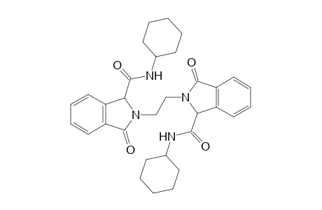 2,2'-(ethane-1,2-diyl)bis(N-cyclohexyl-3-oxoisoindoline-1-carboxamide)