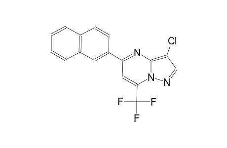 pyrazolo[1,5-a]pyrimidine, 3-chloro-5-(2-naphthalenyl)-7-(trifluoromethyl)-