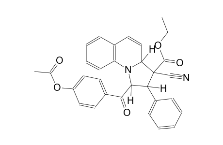 ethyl (1R,2R,3R,3aS)-1-[4-(acetyloxy)benzoyl]-3-cyano-2-phenyl-1,2,3,3a-tetrahydropyrrolo[1,2-a]quinoline-3-carboxylate