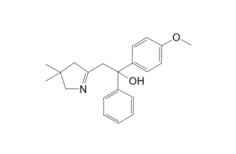 2-(3,3-dimethyl-3,4-dihydro-2H-pyrrol-5-yl)-1-(4-methoxyphenyl)-1-phenylethanol