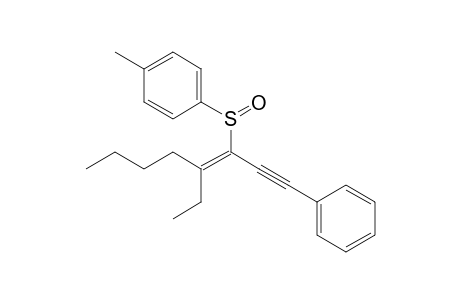 p-Tolyl 4-Ethyl-1-phenyloct-1-yn-3-en-3-yl sulfoxide