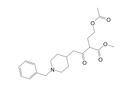 Methyl 2-[2-(acetyloxy)ethyl]-4-(1-benzyl-4-piperidinyl)-3-oxobutanoate