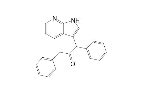 1,3-Diphenyl-3-(1H-pyrrolo[2,3-b]pyridin-3-yl)propan-2-one