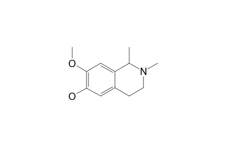7-methoxy-1,2-dimethyl-3,4-dihydro-1H-isoquinolin-6-ol
