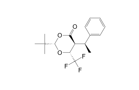 1'S,2S,5S,6R-5-(1'-Phenylethyl)-2-(t-butyl)-6-(trifluoromethyl)-1,3-dioxan-4-one