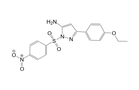 1H-pyrazol-5-amine, 3-(4-ethoxyphenyl)-1-[(4-nitrophenyl)sulfonyl]-