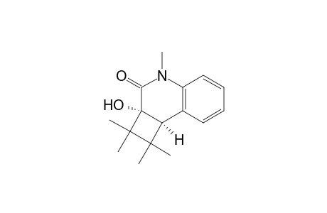 cis-2,2a,4,8b-Tetrahydro-2a-hydroxy-1,1,2,2,4-pentamethylcyclobuta[c]quinolin-3(1H)-one