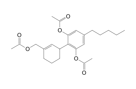 2'-(1-Acetoxymethyl-1-cyclohexen-3-yl)-5'-pentylresorcinol diacetate