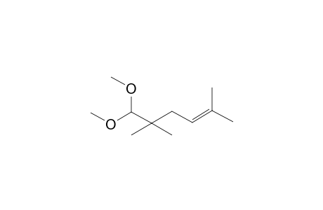 6,6-Dimethoxy-2,5,5-trimethylhex-2-ene