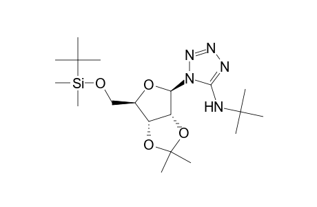 1H-Tetrazol-5-amine, N-(1,1-dimethylethyl)-1-[5-O-[(1,1-dimethylethyl)dimethylsilyl]-2,3-O-(1-methylethylidene)-.beta.-D-ribofuranosyl]-
