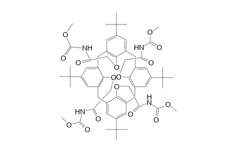 5,11,17,23-tetrakis(t-Butyl)-25,26,27,28-tetrakis{[N-(methoxycarbonyl)carbamoyl]methoxy}-calix[4]arene
