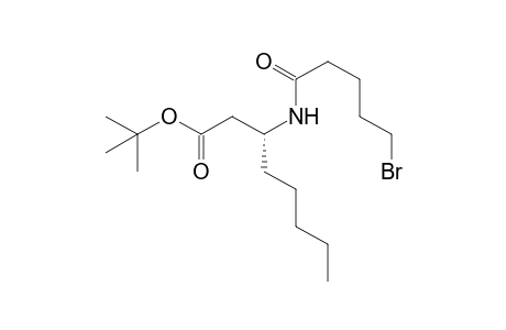 tert-Butyl (3R)-[(5-bromopentanoyl)amino]octanoate