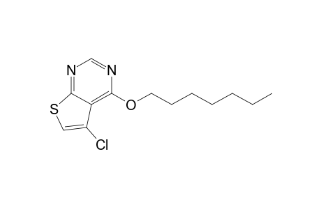 Thieno[2,3-d]pyrimidine, 5-chloro-4-(heptyloxy)-