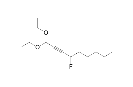 1,1-diethoxy-4-fluoranyl-non-2-yne