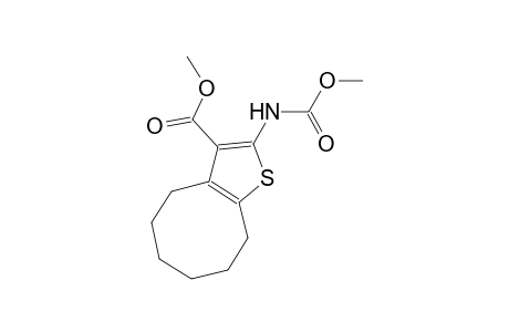 methyl 2-[(methoxycarbonyl)amino]-4,5,6,7,8,9-hexahydrocycloocta[b]thiophene-3-carboxylate