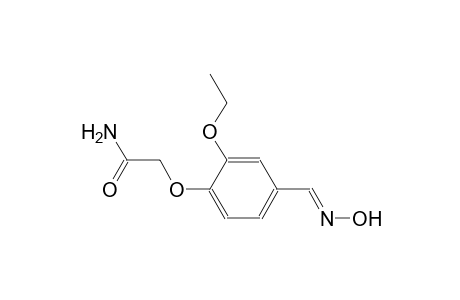2-{2-ethoxy-4-[(E)-(hydroxyimino)methyl]phenoxy}acetamide