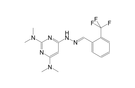 2-(trifluoromethyl)benzaldehyde [2,6-bis(dimethylamino)-4-pyrimidinyl]hydrazone