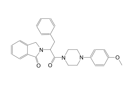 1H-isoindol-1-one, 2,3-dihydro-2-[(1S)-2-[4-(4-methoxyphenyl)-1-piperazinyl]-2-oxo-1-(phenylmethyl)ethyl]-