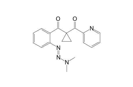 (E)-(1-(2-(3,3-dimethyltriaz-1-en-1-yl)benzoyl)cyclopropyl)(pyridin-2-yl)methanone