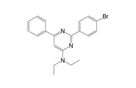 2-(4-bromophenyl)-N,N-diethyl-6-phenyl-4-pyrimidinamine