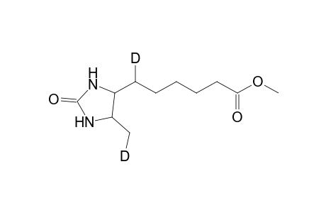 Methyl 6-(4-Deuteriomethyl-2-oxo-tetrahydroimidazol-5-yl)-6-deuteriohexanoate