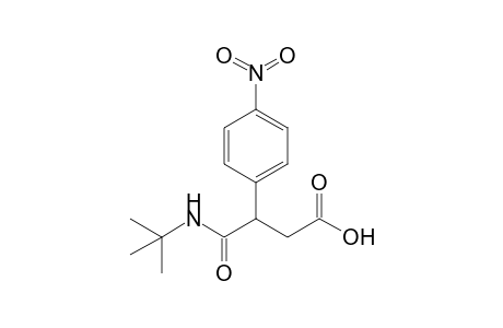 4-(t-Butylamino)-3-(4-nitrophenyl)-4-oxobutanoic acid