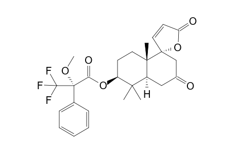 (S)-((1'S,4a'S,6'S,8a'S)-5',5',8a'-trimethyl-3',5-dioxo-3',4',4a',5',6',7',8',8a'-octahydro-2'H,5H-spiro[furan-2,1'-naphthalene]-6'-yl) 3,3,3-trifluoro-2-methoxy-2-phenylpropanoate