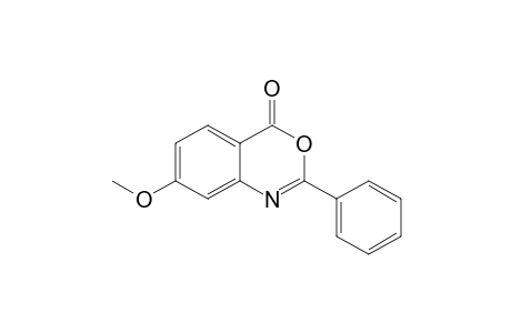 7-Methoxy-2-phenyl-3,1-benzoxazin-4-one