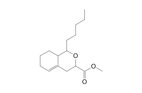1-(Pentyl)-3,4,6,7,8,8a-hexahydro-1H-isochromene-3-carboxylic acid methyl ester