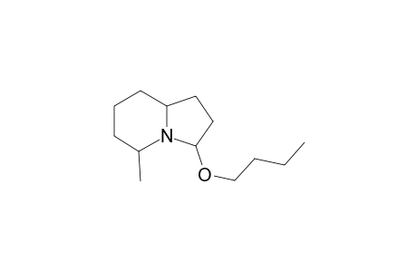 3-Butoxy-5-methylindolizidine