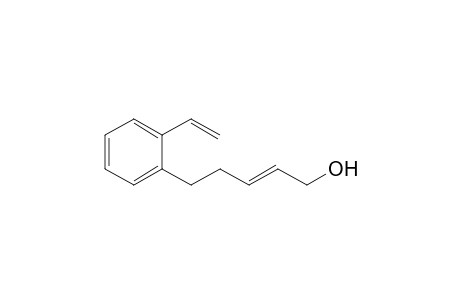 (E)-5-(2-ethenylphenyl)-2-penten-1-ol