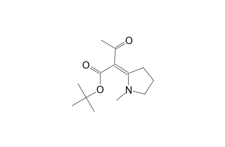 tert-Butyl 2-(1-methyl-2-pyrrolidinylidene)-3-oxobutanoate