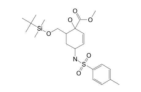 METHYL-6-BETA-([(TERT.-BUTYLDIMETHYLSILYL)-OXY]-METHYL)-1-BETA-HYDROXY-4-ALPHA-(4'-METHYLBENZENESULFONYL)-CYCLOHEX-2-ENE-CARBOXYLATE