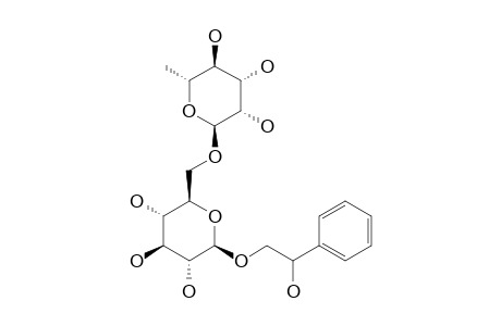 BETA-HYDROXY-PHENYLETHYL-O-ALPHA-L-RHAMNOPYRANOSYL-(1->6)-BETA-D-GLUCOPYRANOSIDE