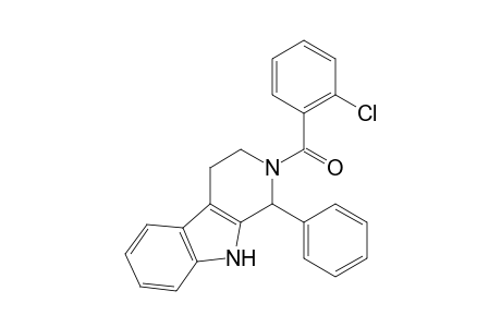 (2-chlorophenyl)-(1-phenyl-1,3,4,9-tetrahydro-$b-carbolin-2-yl)methanone