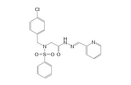 N-(4-chlorobenzyl)-N-{2-oxo-2-[(2E)-2-(2-pyridinylmethylene)hydrazino]ethyl}benzenesulfonamide