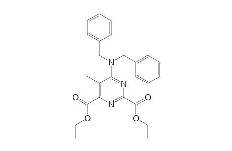 2,4-BIS-(ETHOXYCARBONYL)-6-(DIBENZYLAMINO)-5-METHYLPYRIMIDINE